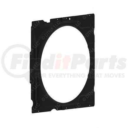 A05-33278-000 by FREIGHTLINER - Engine Cooling Fan Shroud - Glass Fiber Reinforced With Polypropylene, Black, 1069.42 mm x 1015.49 mm