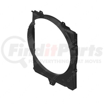 A05-33360-000 by FREIGHTLINER - Engine Cooling Fan Shroud - Glass Fiber Reinforced With Polypropylene, Black