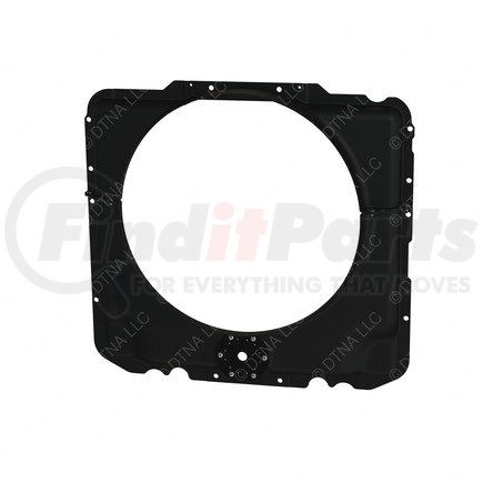 A05-33372-001 by FREIGHTLINER - Engine Cooling Fan Shroud - Glass Fiber Reinforced With Polyester, Black