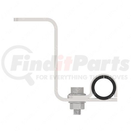 A05-34034-000 by FREIGHTLINER - Radiator Coolant Hose Bracket - Steel, 105.8 mm x 85.4 mm, 3.4 mm THK