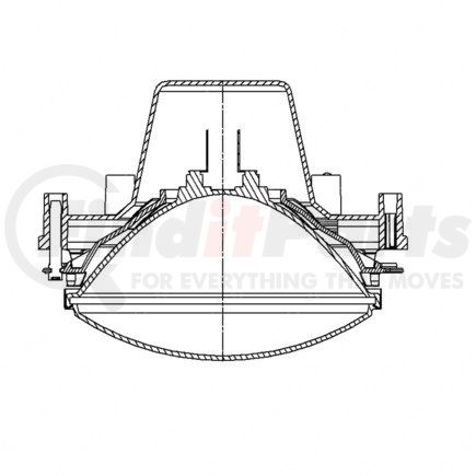 A0628318000 by FREIGHTLINER - Headlight Housing Assembly