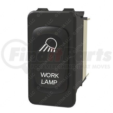 A06-30769-130 by FREIGHTLINER - Rocker Switch - Work Lamp, Double Pole Single Throw
