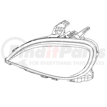 A06-32496-007 by FREIGHTLINER - Headlight Housing Assembly - Right Side
