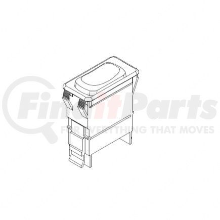 A06-30769-175 by FREIGHTLINER - Rocker Switch - Power Take Off Rpm Control