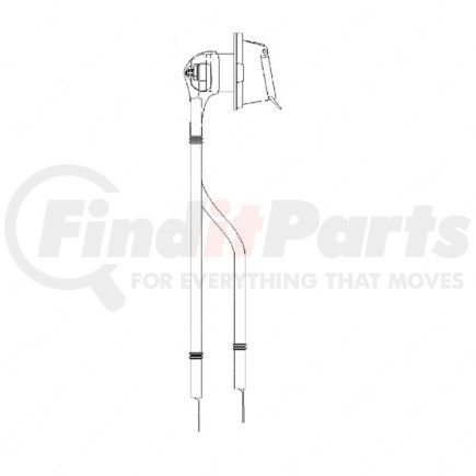 A06-33760-085 by FREIGHTLINER - Receptacle - 2 Pole, Power Systems and Negative Cable