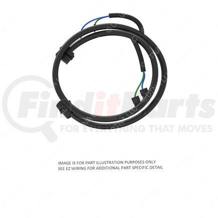 A06-23468-004 by FREIGHTLINER - Wiring Harness - Ground Cab, Stud/Rail