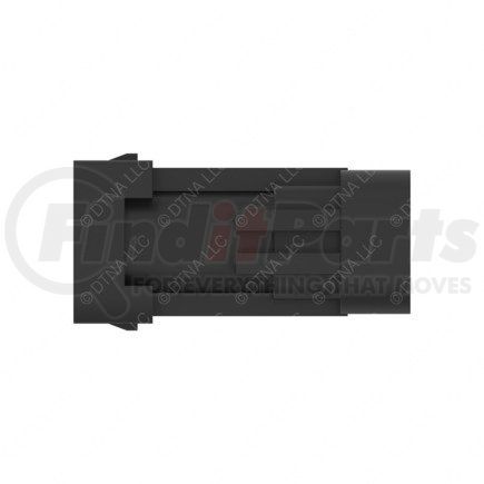 A06-25512-001 by FREIGHTLINER - Receptacle - Polyamide, Black