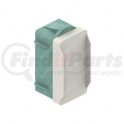 A06-25512-021 by FREIGHTLINER - Multi-Purpose Wiring Terminal - Cover/Cap, Dark Green, Plug, 76 Cavity Count