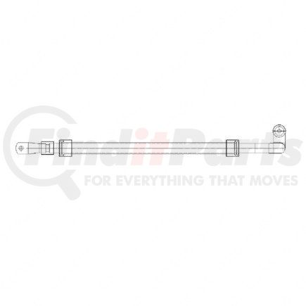 A06-43537-106 by FREIGHTLINER - Alternator Cable - Conductor Slit, 104.50 in. Cable Length