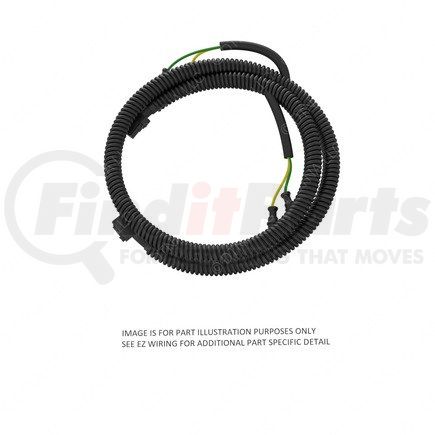 A06-43817-000 by FREIGHTLINER - ABS System Wiring Harness - Antilock Breaking System Only, Rear, Wabco