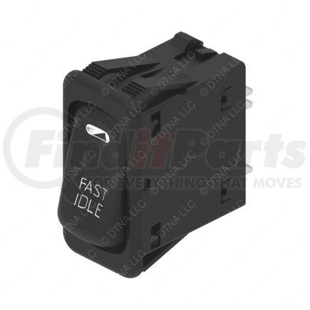 A06-37217-115 by FREIGHTLINER - Rocker Switch - Fast, Idle