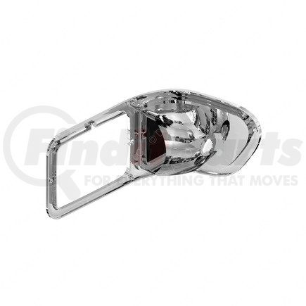 A06-37519-001 by FREIGHTLINER - Headlight Bezel - Polycarbonate/ABS, Silver Metal