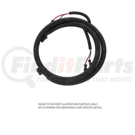 A06-53518-001 by FREIGHTLINER - ABS System Wiring Harness - Rear, Pneumatic, Single, Automatic Traction Control, M2