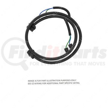 A06-53584-108 by FREIGHTLINER - Wiring Harness - Backup Lamp, Light, Overlay, Chassis