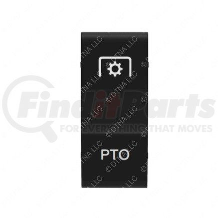 A06-53783-829 by FREIGHTLINER - Rocker Switch - Modular Field, Power Take Off, On/Off, Amber