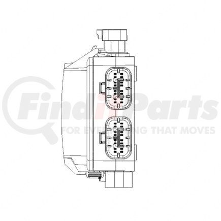 A06-56938-000 by FREIGHTLINER - Power Distribution Expansion Module - 146 mm x 119 mm