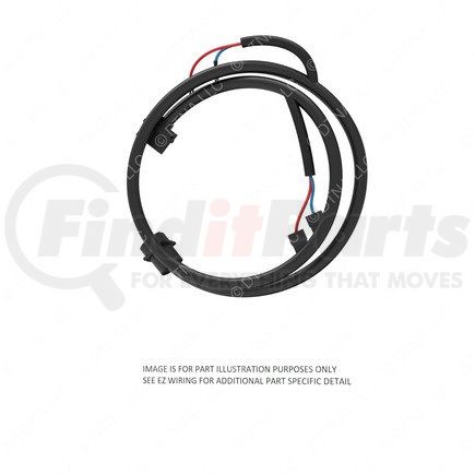 A06-59678-000 by FREIGHTLINER - Wiring Harness - Utility Lamp, Backup