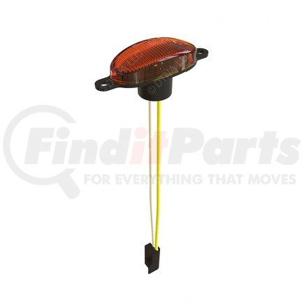 A06-68847-001 by FREIGHTLINER - Marker Light - LED, Amber Lens