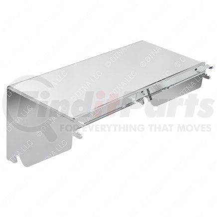 A06-69516-004 by FREIGHTLINER - Battery Cover - Weldment, Back of Cab, 4 Battery, Polished