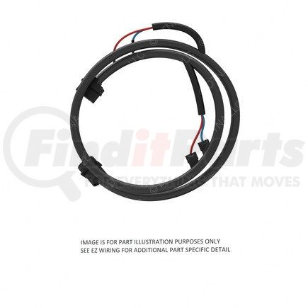 A06-65400-000 by FREIGHTLINER - Wiring Harness - Main Heater Assembly, HVAC, Auxiliary, O, Forward, Cool, Pump