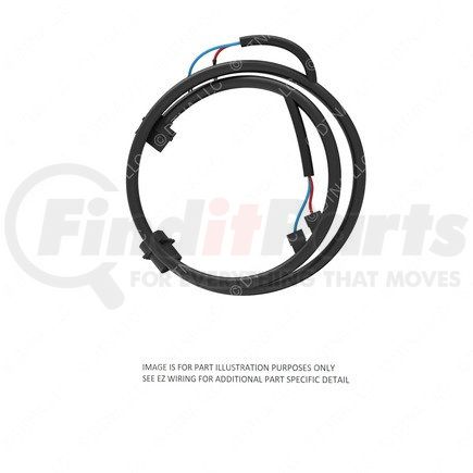 A06-65669-000 by FREIGHTLINER - Information Center Assembly Wiring Harness - Cab Forward, Dashboard Mounting Location