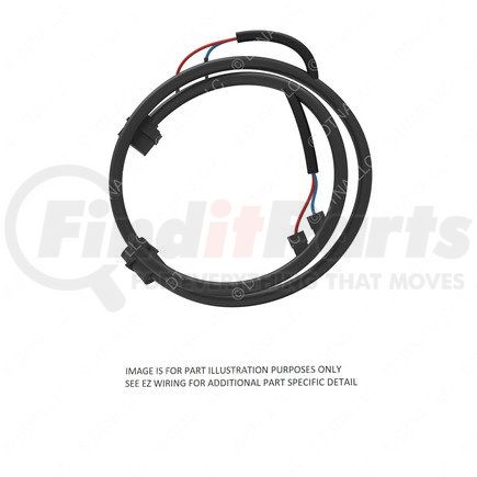 A06-65675-000 by FREIGHTLINER - Windshield Wiper Motor Wiring Harness - Front Wall Overlay