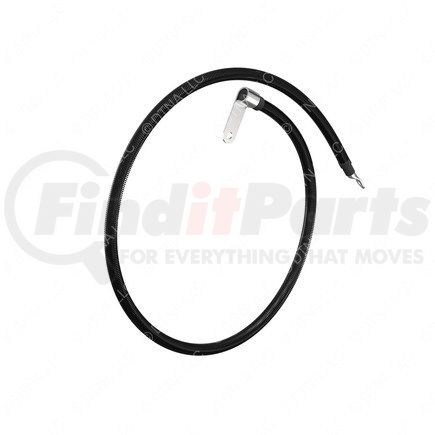 A06-65737-053 by FREIGHTLINER - Battery Ground Cable - Power, Negative, 3/8 - 3/8 Flag