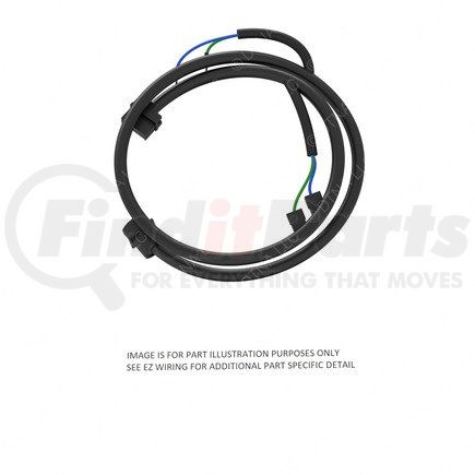 A06-72455-015 by FREIGHTLINER - Chassis Wiring Harness - Kit, Under, Mark, No Clip, High