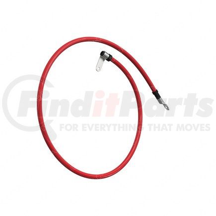 A06-73012-156 by FREIGHTLINER - Starter Cable - Battery to Starter, 156 in., 4 ga., 29 Amps, M8 Flag x 0.375 in.