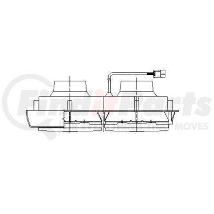 A06-73022-001 by FREIGHTLINER - Headlight Housing Assembly - Right Side