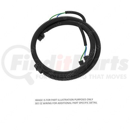 A06-74362-000 by FREIGHTLINER - Wiring Harness - Engine Rpm, Underlay, Under Cab, Forward