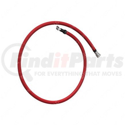 A06-74616-056 by FREIGHTLINER - Clean Power Battery Cable - Nylon, Red, 0.17 to 0.51 mm THK, 1422.40 mm Cable Length