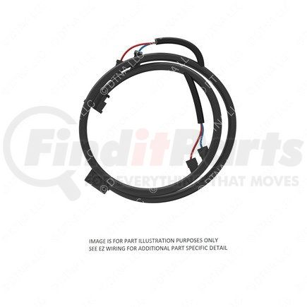 A06-71559-000 by FREIGHTLINER - Door Mirror Wiring Harness - Left Side