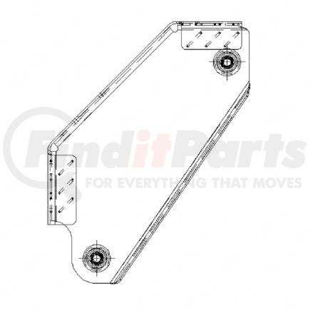 A0671590003 by FREIGHTLINER - Fuel Tank Cover - Plain