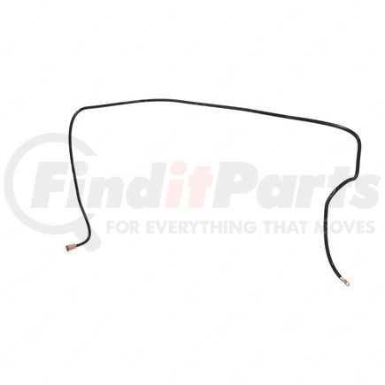 A06-77016-120 by FREIGHTLINER - Battery Ground Cable - Negative, 2 ga., Itt - 0.375 in. Lugs, Label