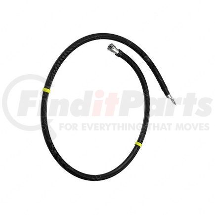 A06-77016-130 by FREIGHTLINER - Battery Ground Cable - Negative, 2 ga., Itt - 0.375 in. Lugs, Label