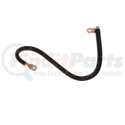A06-77011-033 by FREIGHTLINER - Battery Ground Cable - Negative, 4/0 ga., Flag to Lug, 33 in.
