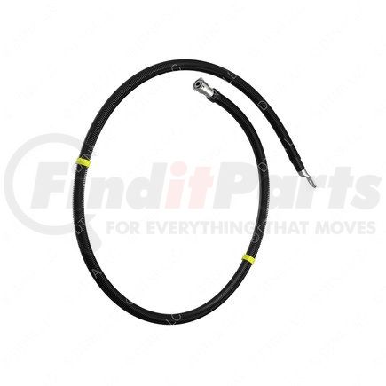 A06-77016-105 by FREIGHTLINER - Battery Ground Cable - Negative, 2 ga., Itt - 0.375 in. Lugs, Label