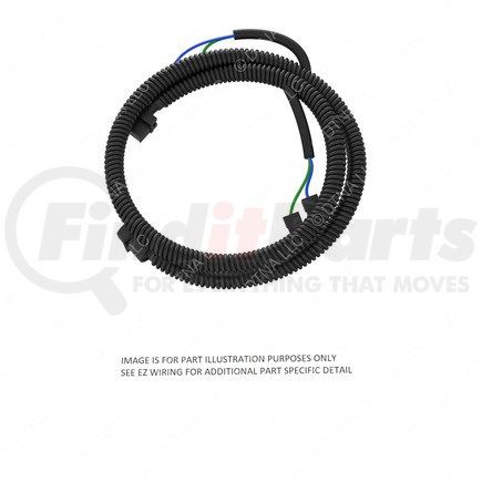 A06-77714-000 by FREIGHTLINER - Wiring Harness - Backup Lamp, Light, Engine Overlay, DD15, Ftl