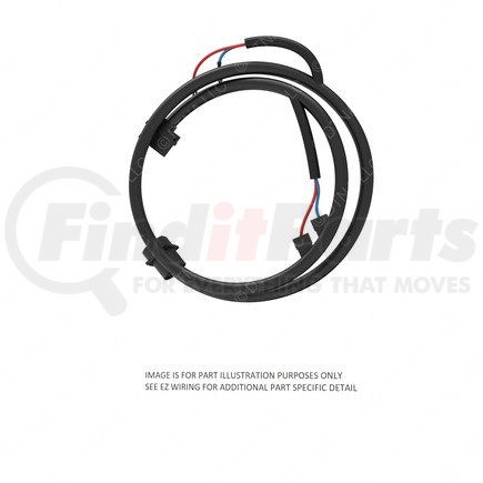 A06-75615-018 by FREIGHTLINER - Wiring Harness - Utility Lamp, Overlay, Floor Flush