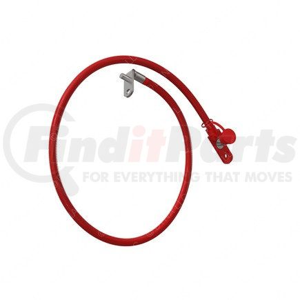 A06-81381-042 by FREIGHTLINER - Jumper Wiring Harness - Nylon Copolymer, Red, 1066.80 mm Cable Length