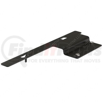 A06-81936-000 by FREIGHTLINER - Fuse Block Bracket - Steel, Black, 1.89 mm THK