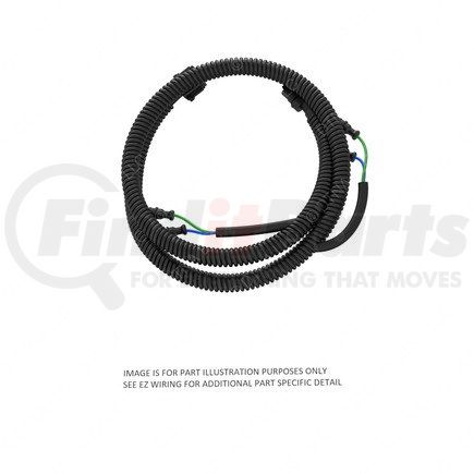 A06-82898-288 by FREIGHTLINER - Wiring Harness - Pto, Chassis Overlay, 43, Sgl, 288, Max Length