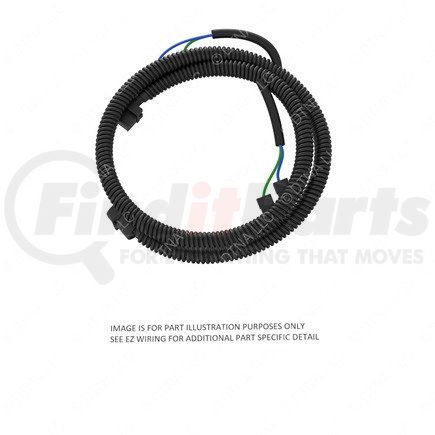 A06-82913-288 by FREIGHTLINER - Wiring Harness - Cab, Autoparking, Chassis, Overlay, 288, O54, Max Length