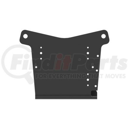 A06-82939-000 by FREIGHTLINER - Collision Avoidance System Front Sensor Bracket - Steel, Black, 0.17 in. THK