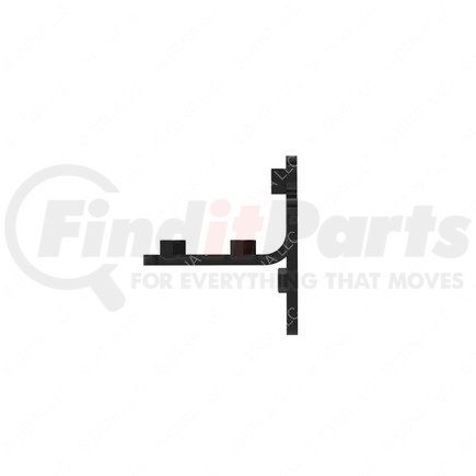 A06-79576-000 by FREIGHTLINER - Receptacle Bracket - Steel, Black, 0.25 in. THK