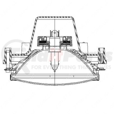 A0681174005 by FREIGHTLINER - Headlight Housing Assembly - Right Side