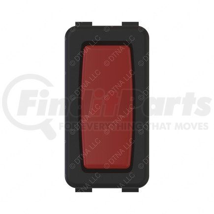 A06-86377-602 by FREIGHTLINER - Rocker Switch - Indicator Light, Red