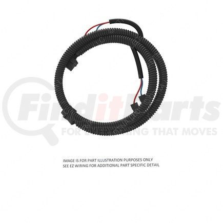 A06-87127-000 by FREIGHTLINER - Wiring Harness - Wiper, Overlay, Chassis Forward, Washer