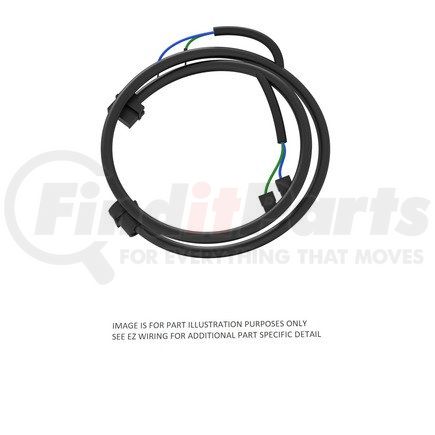A06-87249-000 by FREIGHTLINER - Wiring Harness - Backup Lamp, Light, Overlay, Engine, P3, Man, Heavy Duty